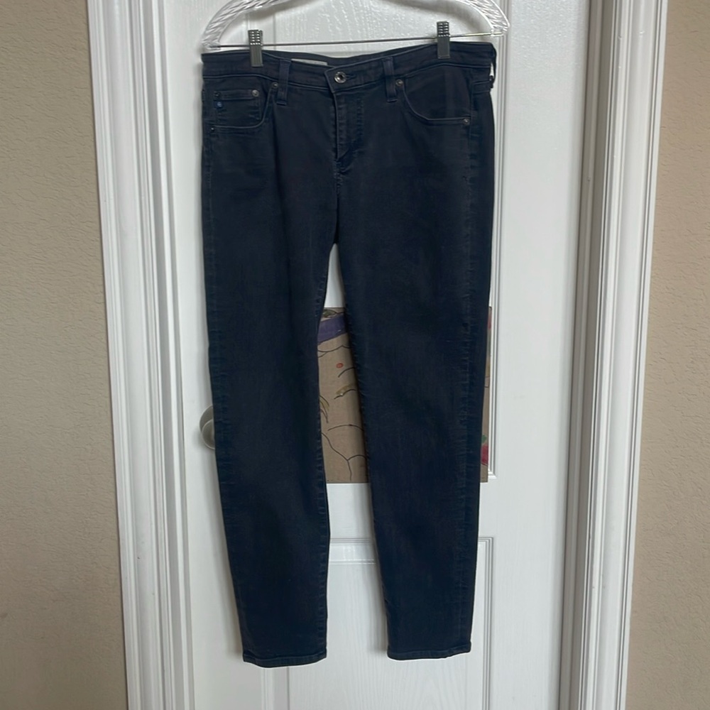 Adriano Goldschmied low rise washed black skinny  jeans size 32R